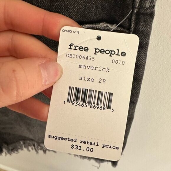 NWT- FREE PEOPLE MAVERICK DENIM SKIRT - Picture 7 of 12